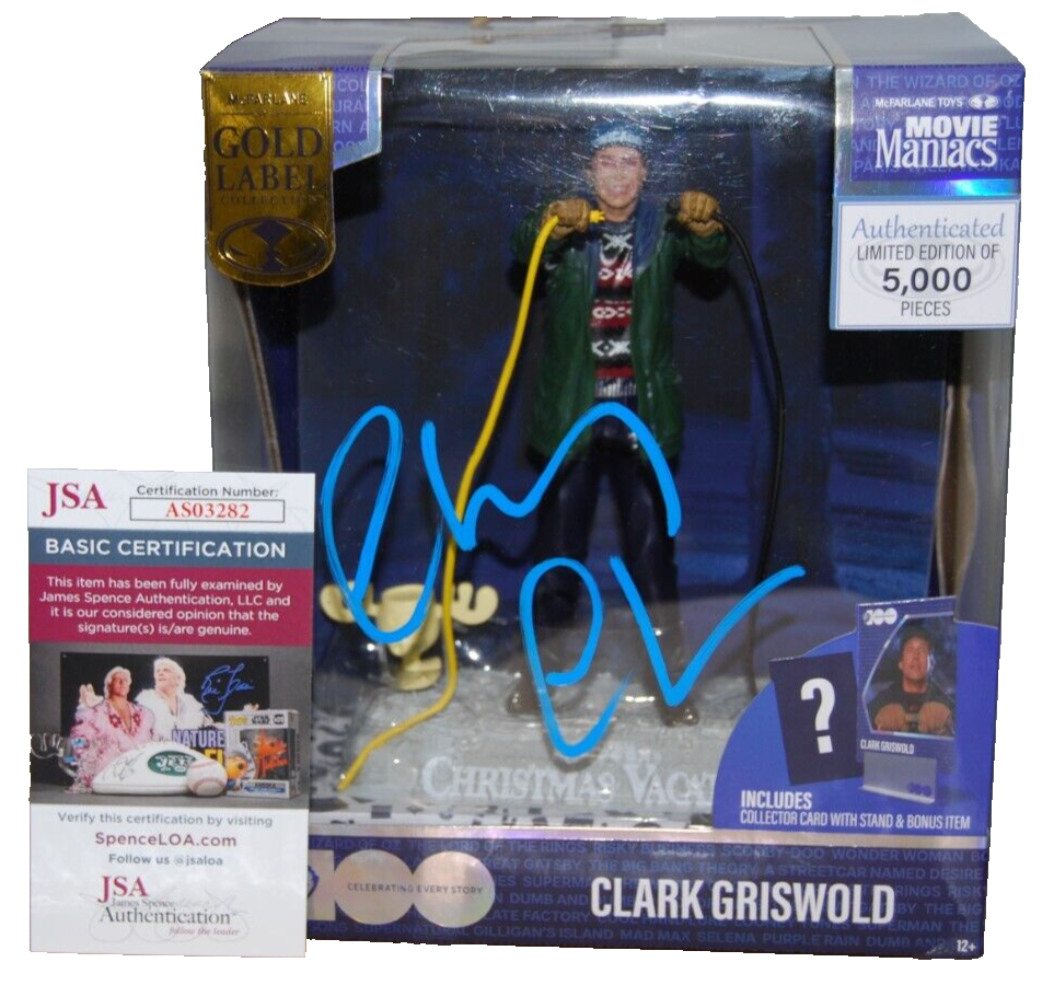 CHEVY CHASE signed (CHRISTMAS VACATION) Griswold McFarlane LTD 5000 JSA AS03282