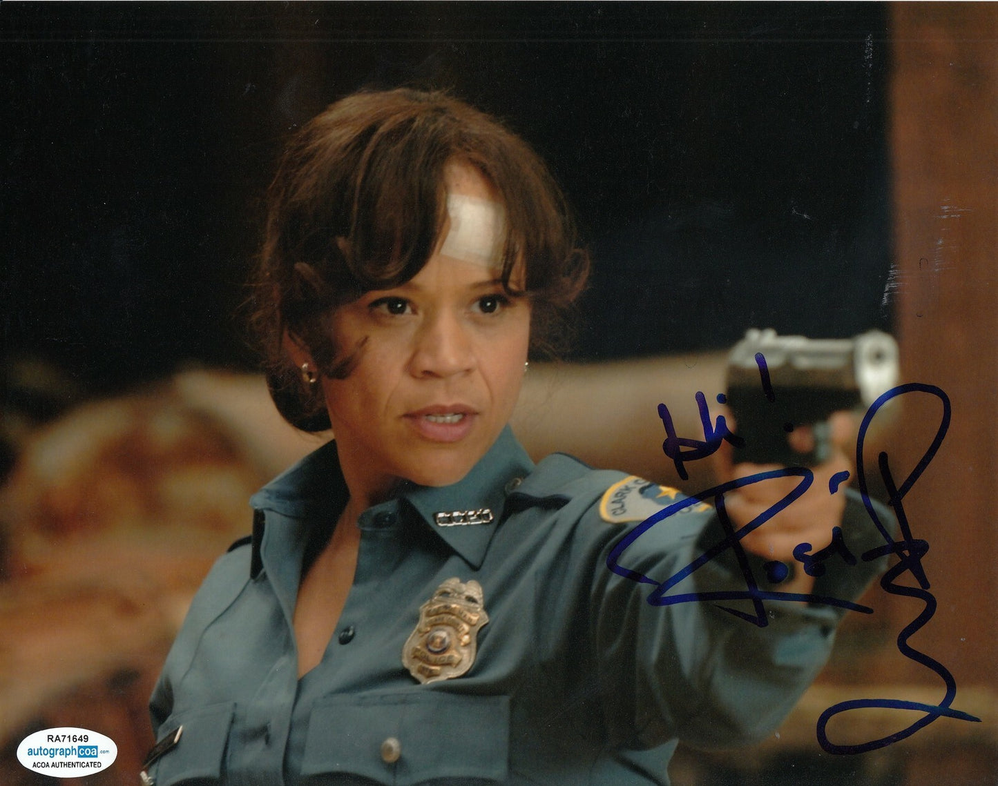 ROSIE PEREZ signed (PINEAPPLE EXPRESS) 8x10 photo *Carol* ACOA Authenticated