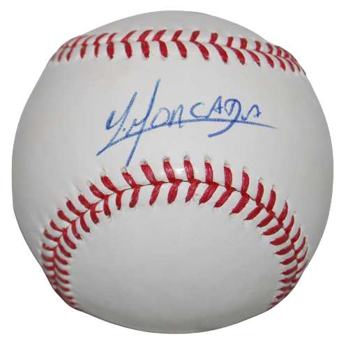 YOAN MONCADA signed (CHICAGO WHITE SOX) OML baseball BECKETT BAS AD27331