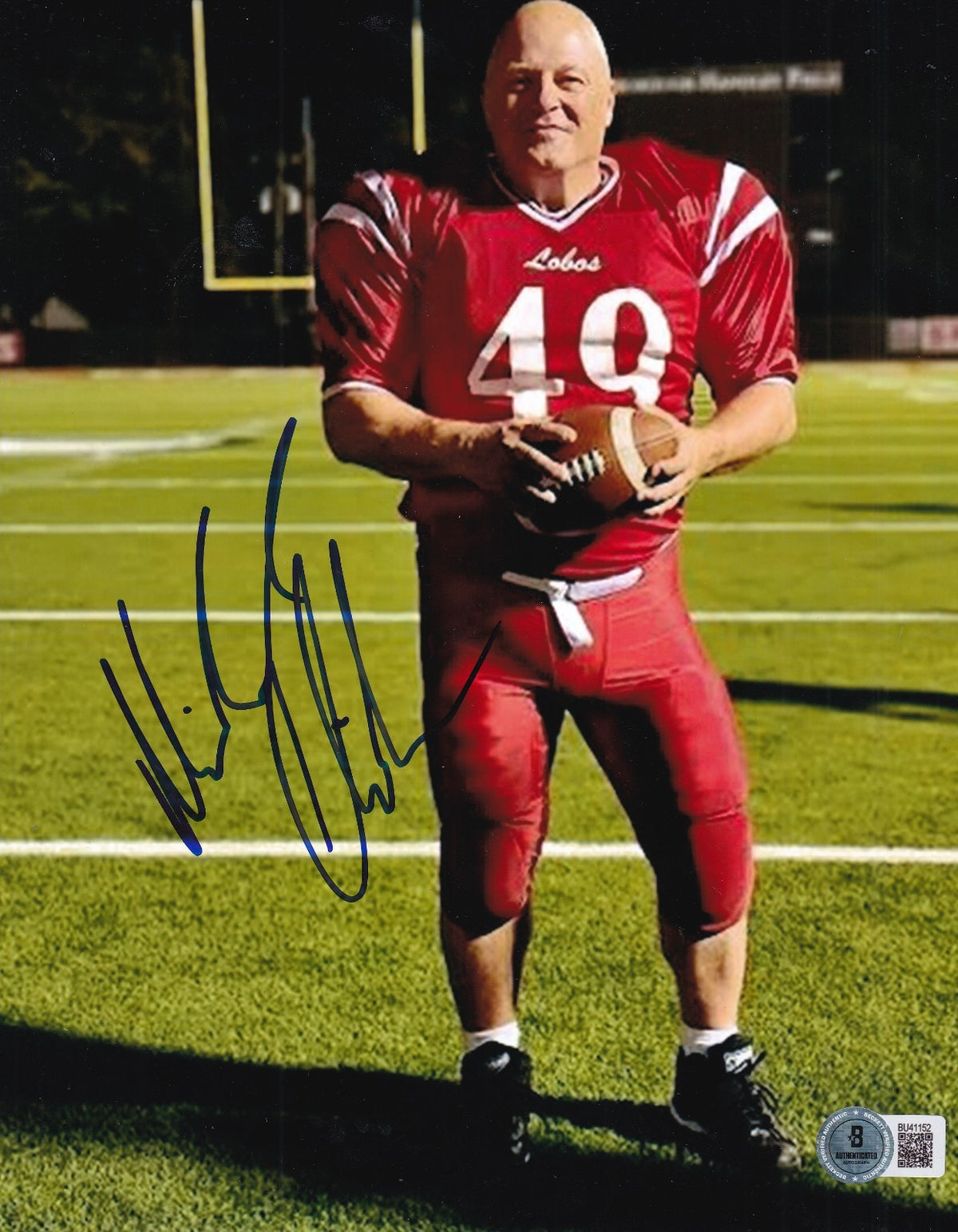 MICHAEL CHIKLIS signed (THE SENIOR) Mike Flynt 8X10 photo BECKETT BAS BU41152