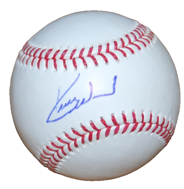 KERRY WOOD signed (CHICAGO CUBS) OML Major League baseball BECKETT BAS BW61615