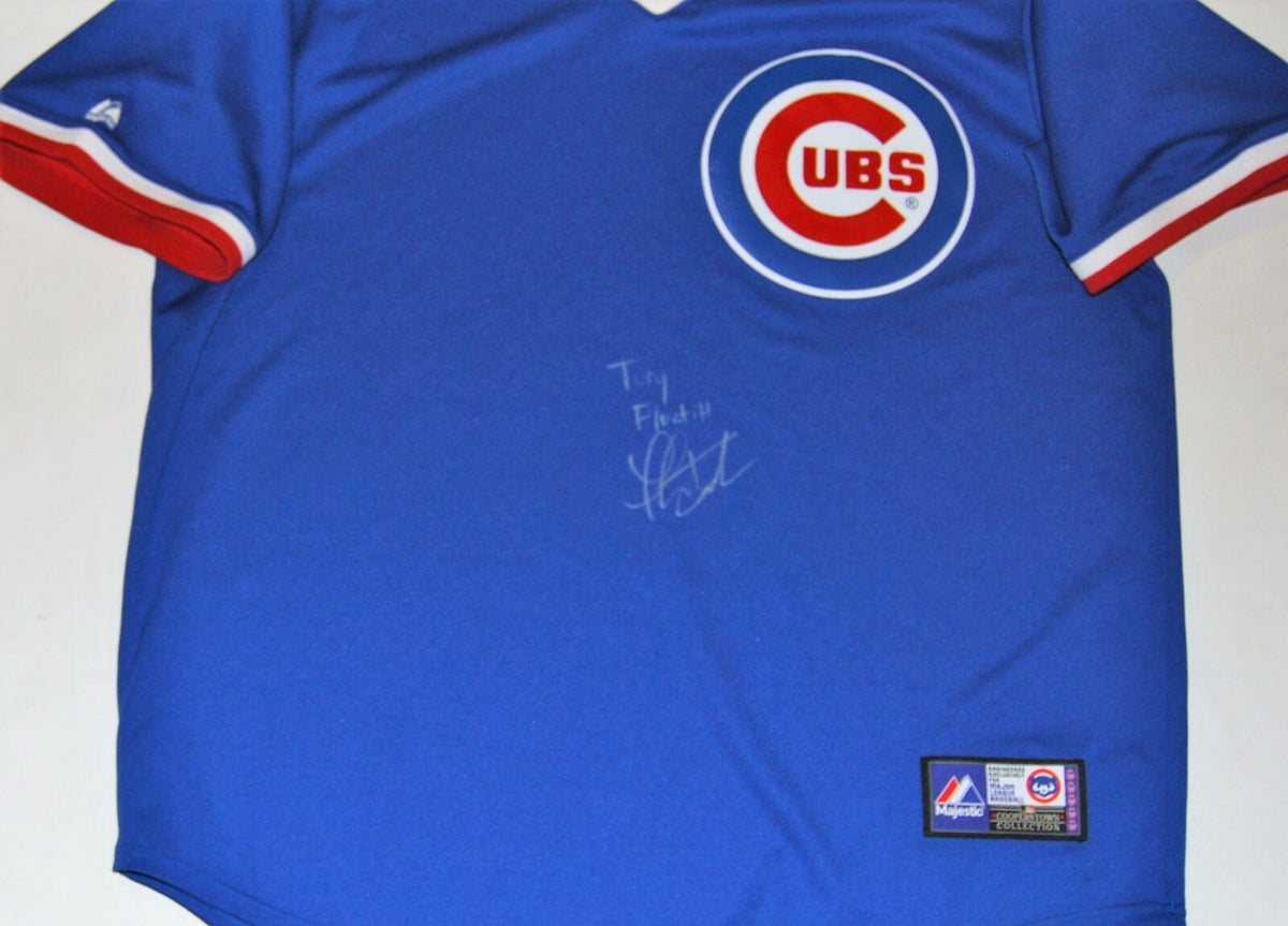 THOMAS IAN NICHOLAS signed (CHICAGO CUBS) Blue Rookie of the Year jersey W/COA