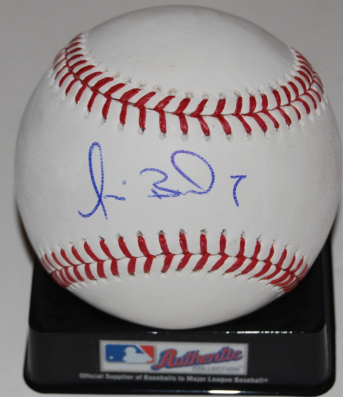 LUIS BARRERA signed OML Major League baseball (OAKLAND A'S) *PROOF* W/COA
