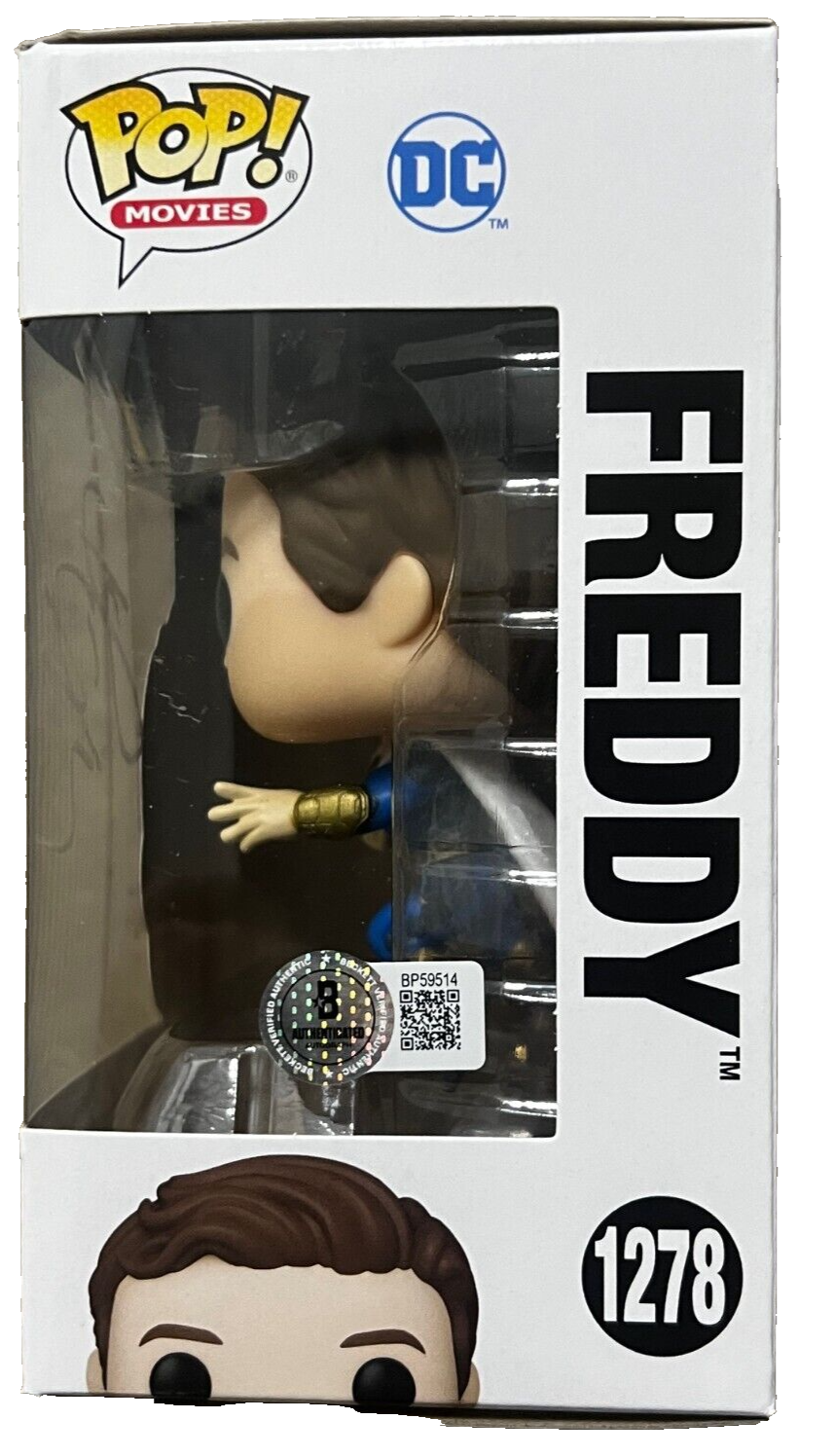 JACK DYLAN GRAZER signed (SHAZAM) Freddy 1278 Funko Pop #541 BECKETT BAS BP59514