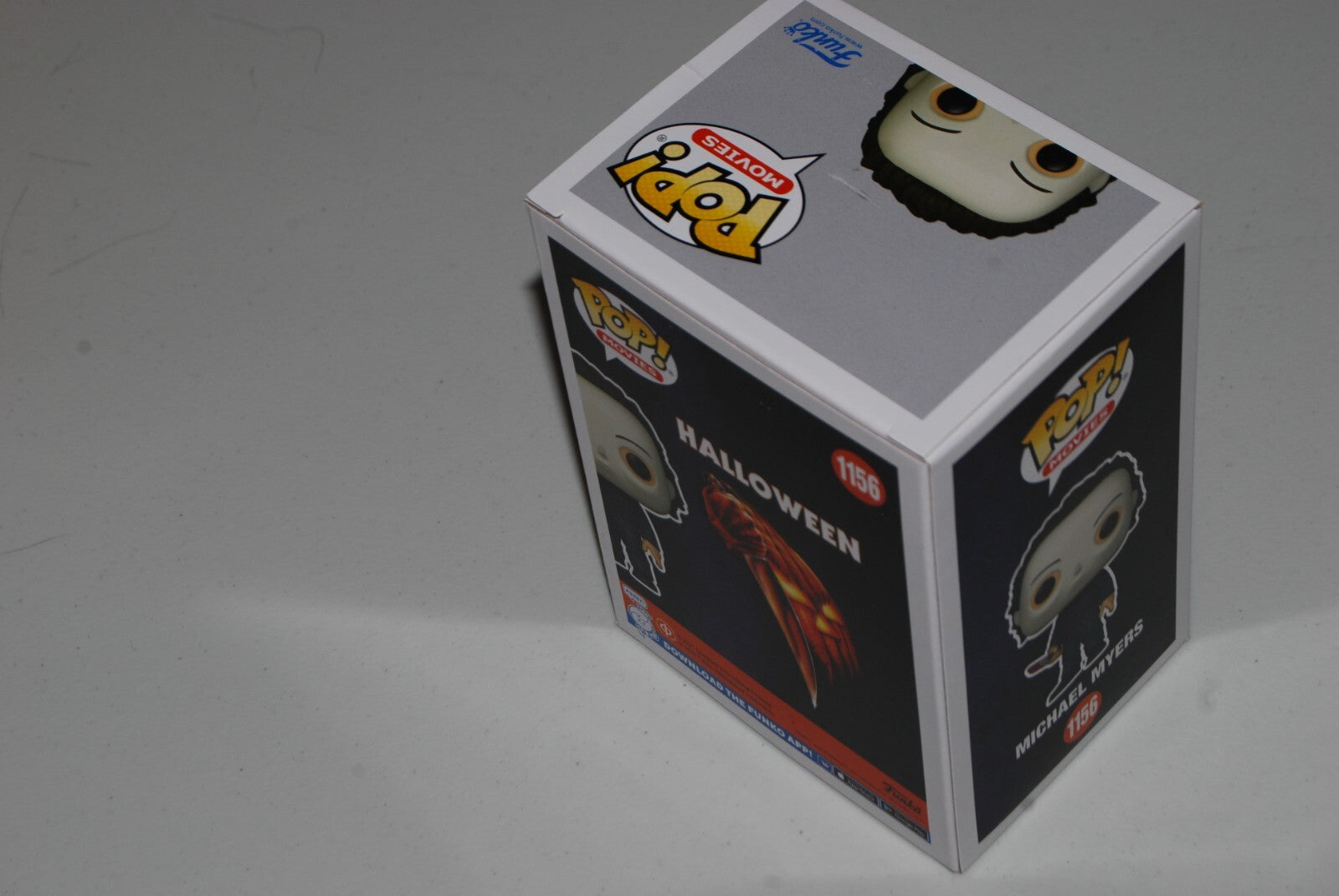 NICK CASTLE & TOMMY LEE WALLACE signed (HALLOWEEN) Funko pop #1156 BAS 1W002774
