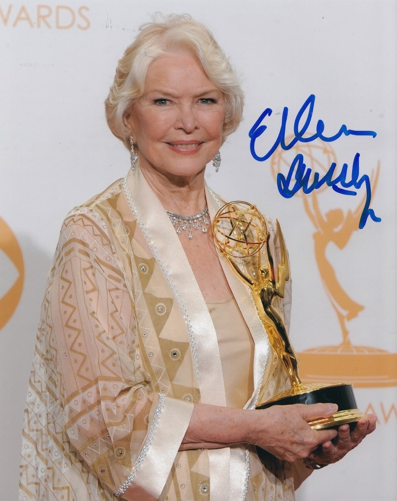 ELLEN BURSTYN signed (POLITICAL ANIMALS) EMMY AWARD ACTRESS 8X10 photo W/COA