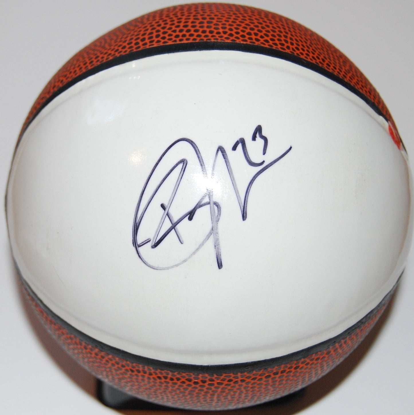 BEN MCLEMORE signed (MEMPHIS GRIZZLIES) mini basketball *KANSAS JAYHAWKS* W/COA