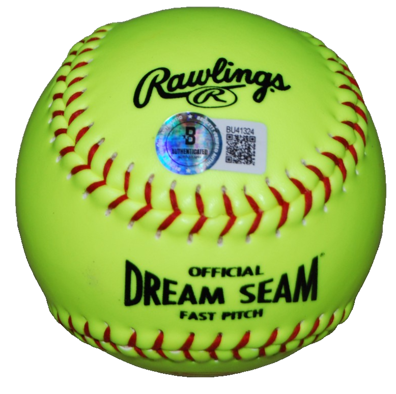 TIARE JENNINGS signed (VOLTS) OKLAHOMA SOONERS Softball 12" BECKETT BAS BU41324