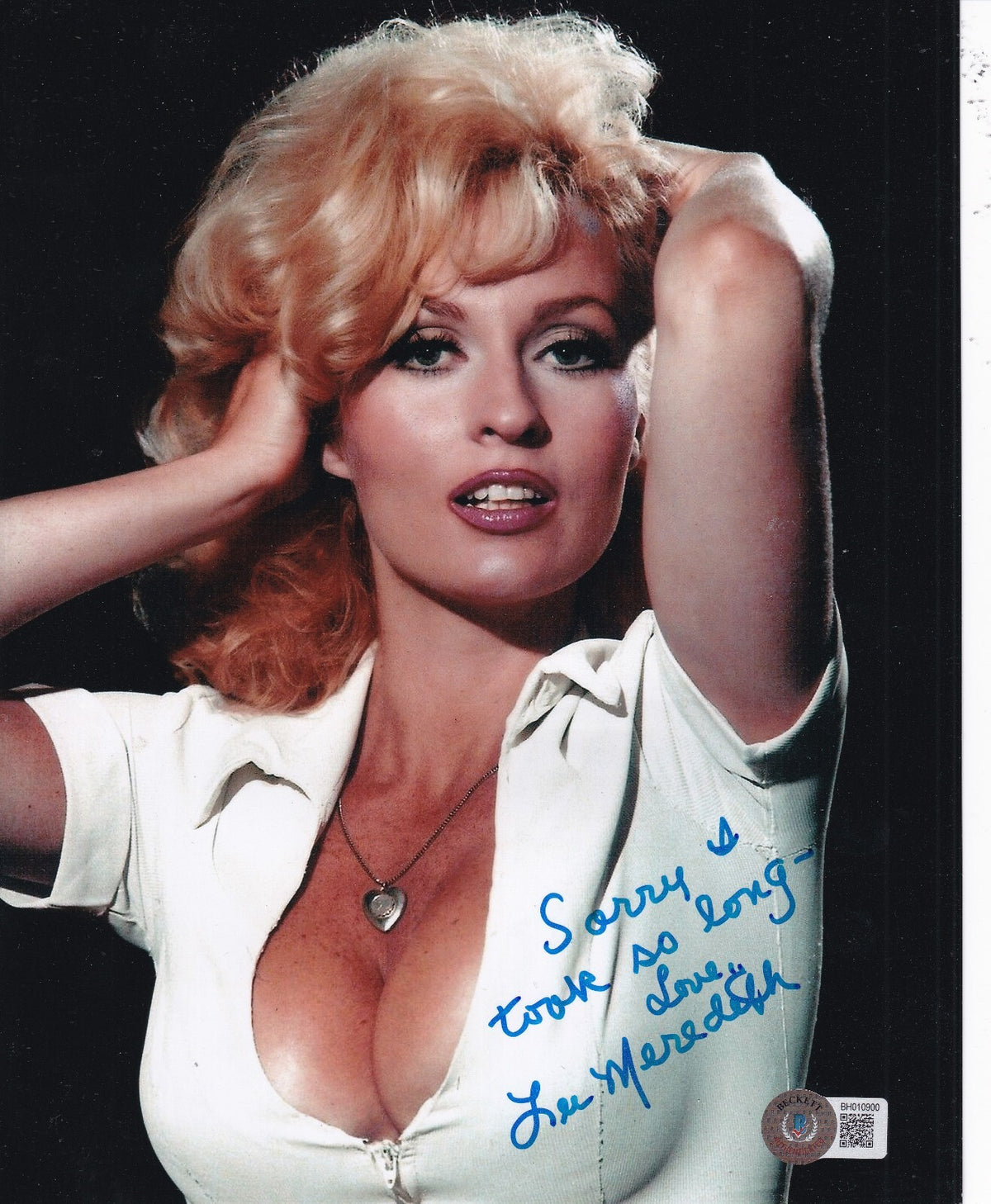 LEE MEREDITH signed (THE PRODUCERS) Movie Star 8X10 photo BECKETT BH010900