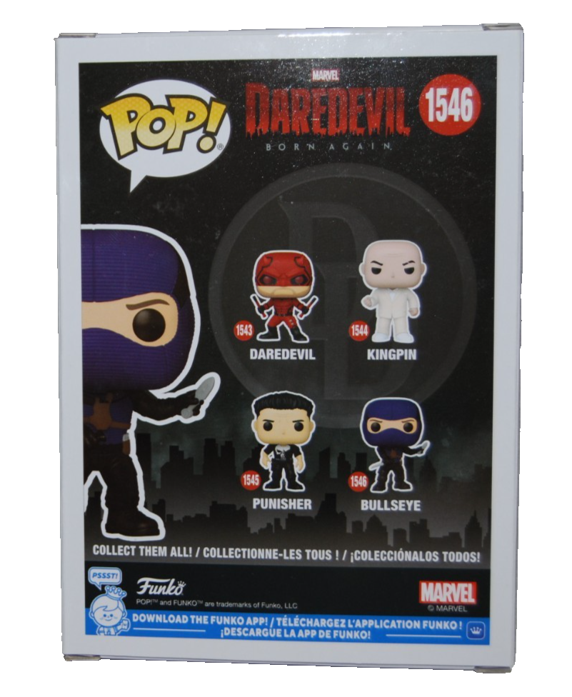 WILSON BETHEL signed (DAREDEVIL) BULLSEYE Funko Pop #1546 BECKETT BY085864