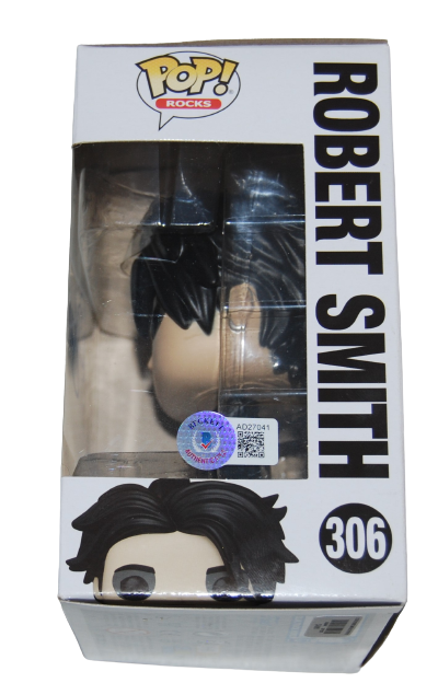 ROBERT SMITH signed (THE CURE) Funko Pop Hot Topic #306 BECKETT BAS AD27041