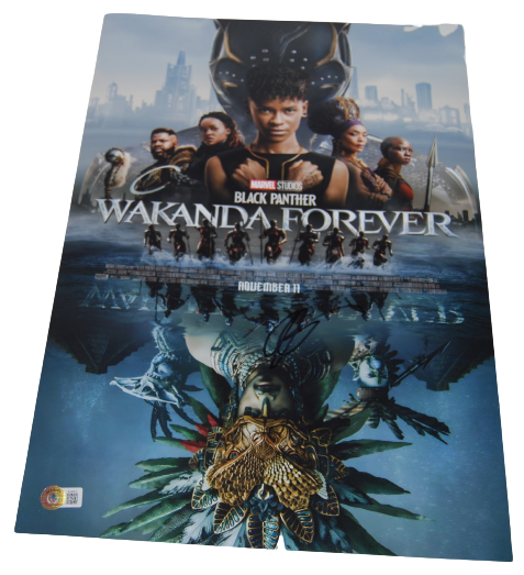 RYAN COOGLER signed (BLACK PANTHER) MOVIE POSTER 12X18 photo BECKETT BAS BJ36212