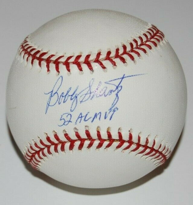 BOBBY SHANTZ signed (NEW YORK YANKEES) 1952 AL MVP MLB baseball Authenticated