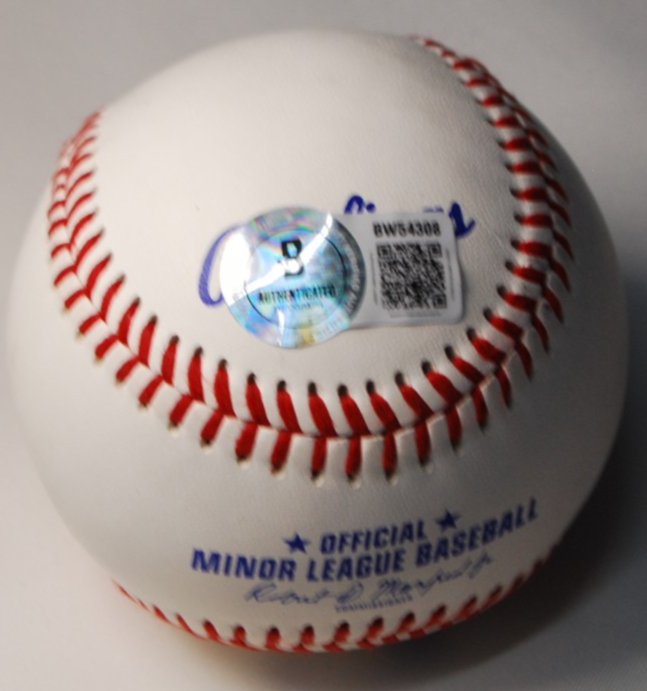 JOE GIRARDI signed (NEW YORK YANKEES) ML Minor League baseball BECKETT BW54308