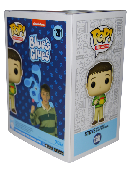 STEVE BURNS signed (BLUES CLUES) Comic Con #1281 Funko Pop BECKETT BAS AD27059
