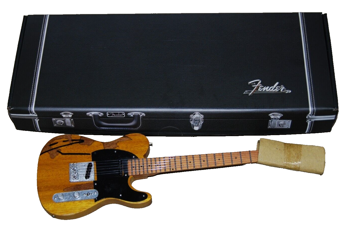 JEREMY ALLEN WHITE signed (DELIVER ME FROM NOWHERE) mini guitar BECKETT BR00346