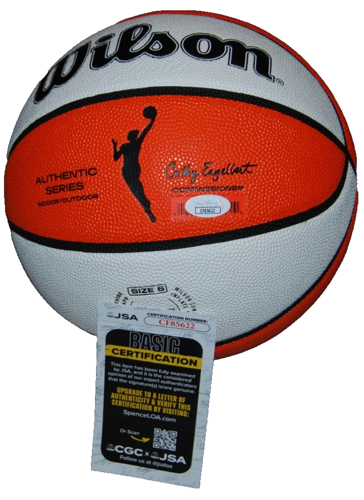 CANDACE PARKER signed (CHICAGO SKY) ACES LADY VOLS WNBA Basketball JSA CF85622
