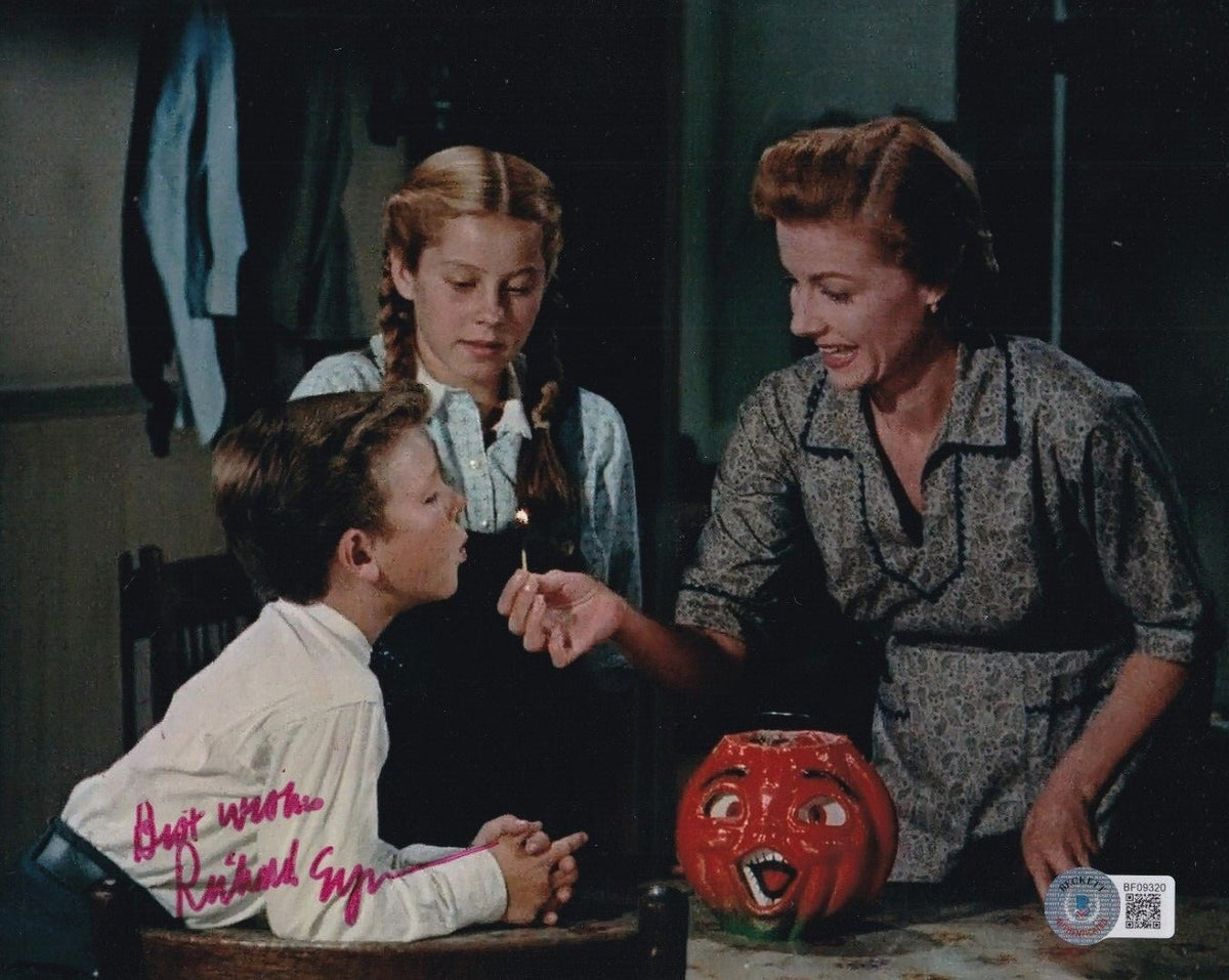 RICHARD EYER signed (COME NEXT SPRING) Movie 8X10 photo BECKETT BAS BF09320