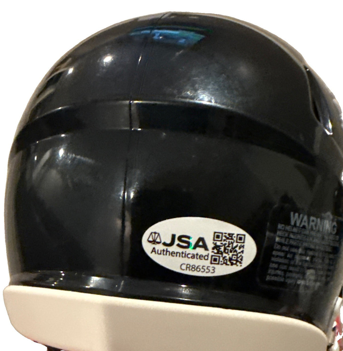 COLSTON LOVELAND signed (CHICAGO BEARS) Good Better Best Mini helmet JSA CR86553