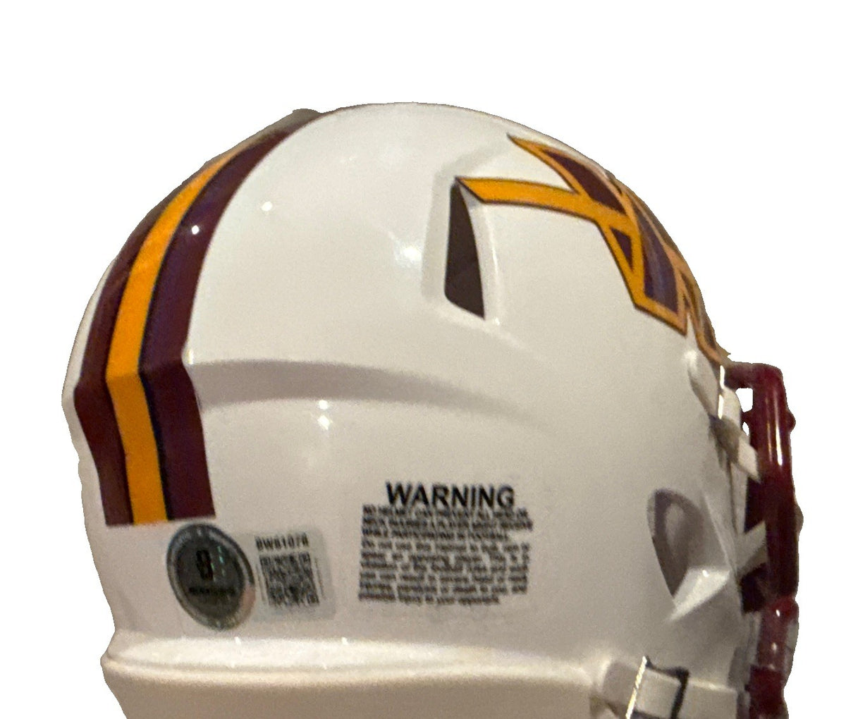 SONNY STYLES signed (Washington Commanders) Mini football helmet BECKETT BW61075