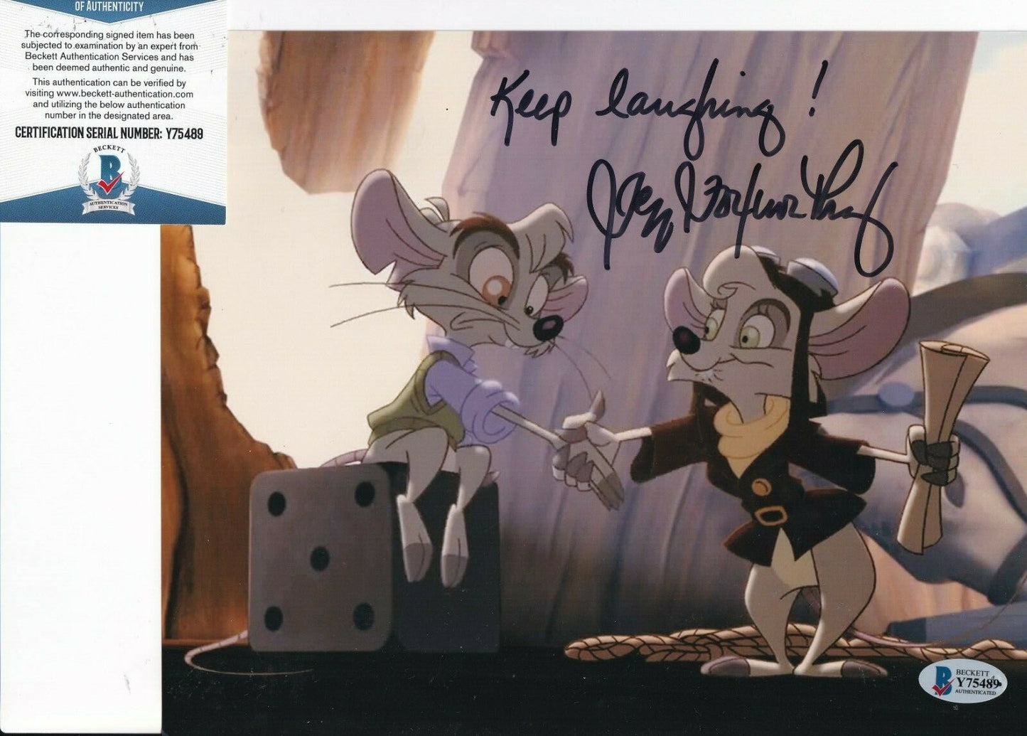 JEFF FOXWORTHY signed (THE AVIATORS) MOVIE 8X10 photo BECKETT BAS Y75489