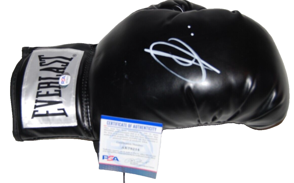 GEORGE KAMBOSOS JR signed (THE EMPEROR) Everlast Boxing glove PSA/DNA AK78214