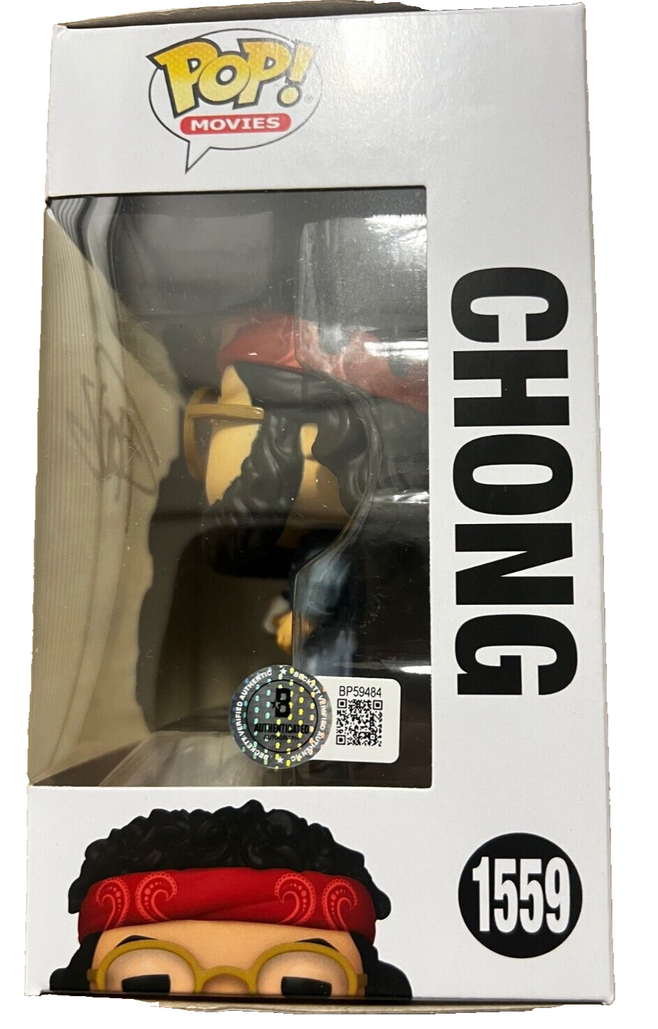 TOMMY CHONG signed  (UP IN SMOKE) autograph Funko Movie Pop 1559 BECKETT BP59484
