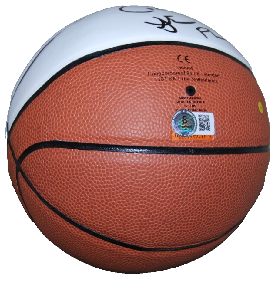 STEVE PIKIELL signed (RUTGERS SCARLET KNIGHTS) Mini basketball  BECKETT BR32939