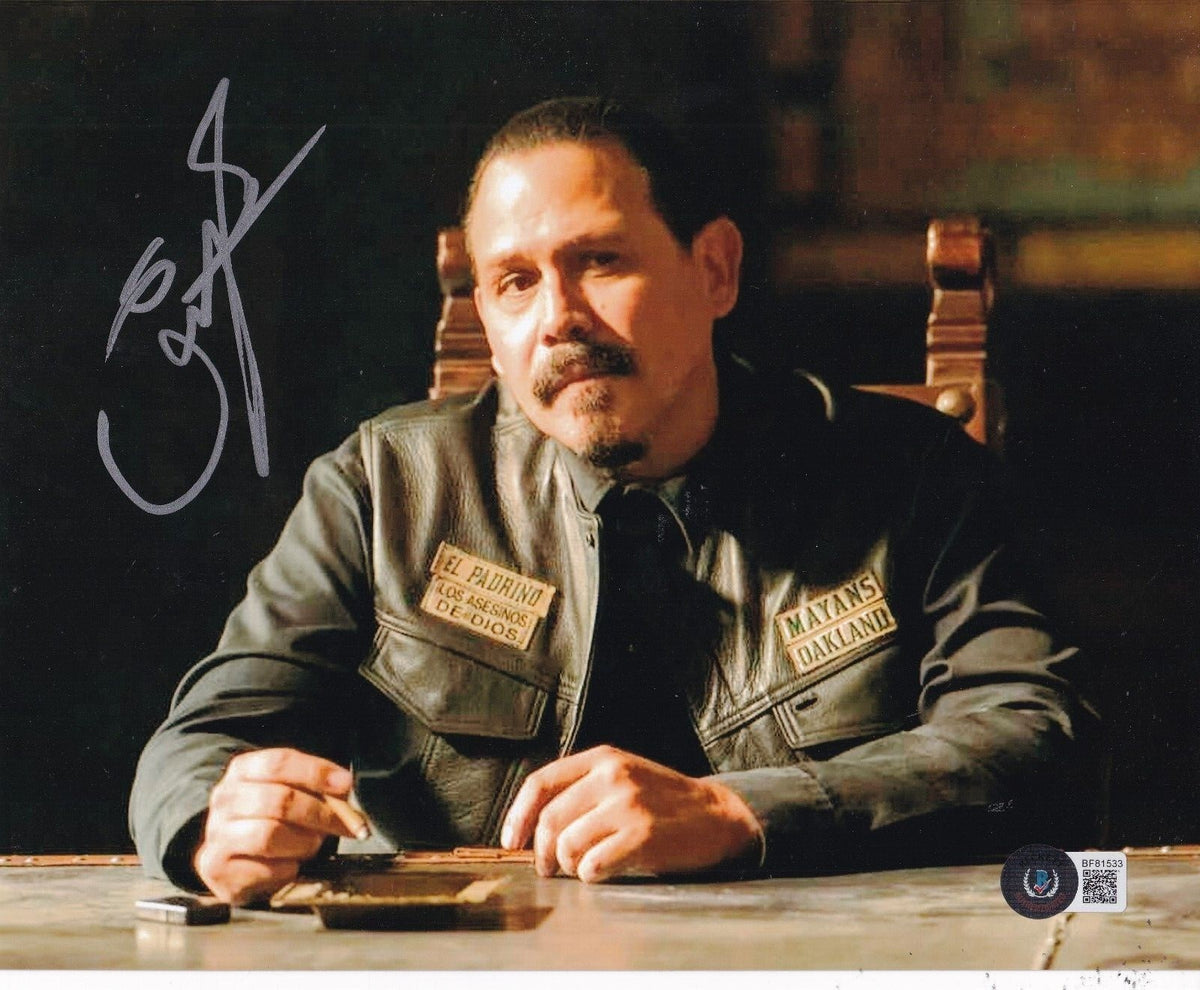 EMILIO RIVERA signed (SONS OF ANARCHY) SOA 8X10 photo BECKETT BAS BF81533