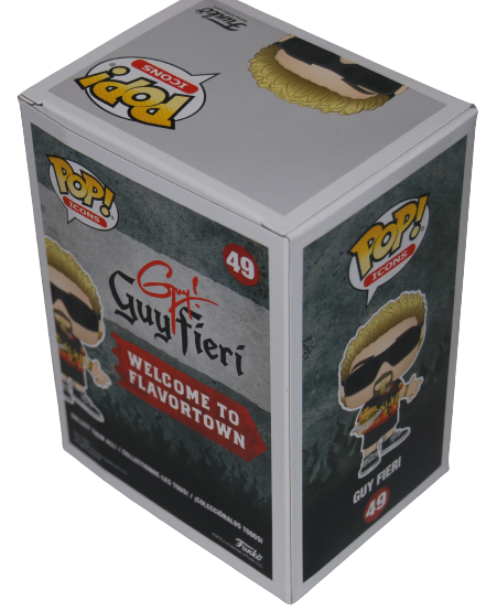 GUY FIERI signed (DINERS DRIVE-INS & DIVES) Funko Pop #49 BECKETT BAS BF87186