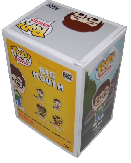 JOHN MULANEY signed (BIG MOUTH) Andrew #682 Funko Pop PSA/DNA AN61480