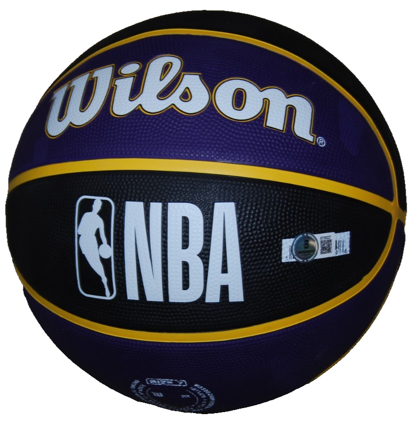 MICHAEL COOPER signed (LOS ANGELES LAKERS) logo basketball BECKETT BT56227