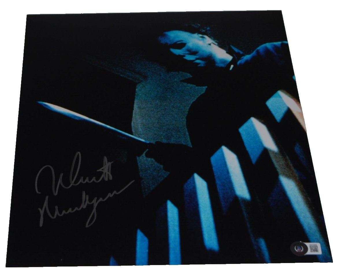 NICK CASTLE signed (HALLOWEEN) Movie 11X14 Michael Myers BECKETT BAS 1W002686