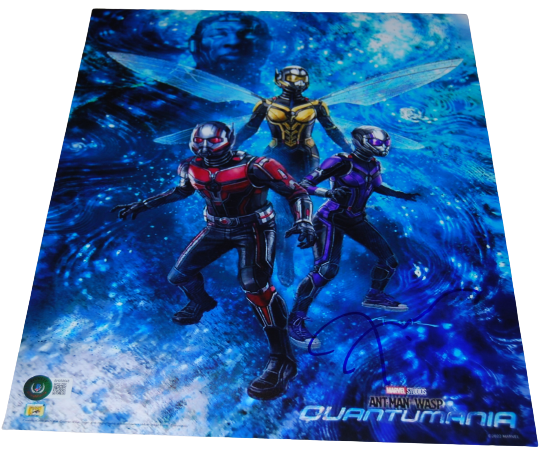 JONATHAN MAJORS signed (ANT-MAN and the WASP) Kang Movie 11X14 BECKETT BH058648