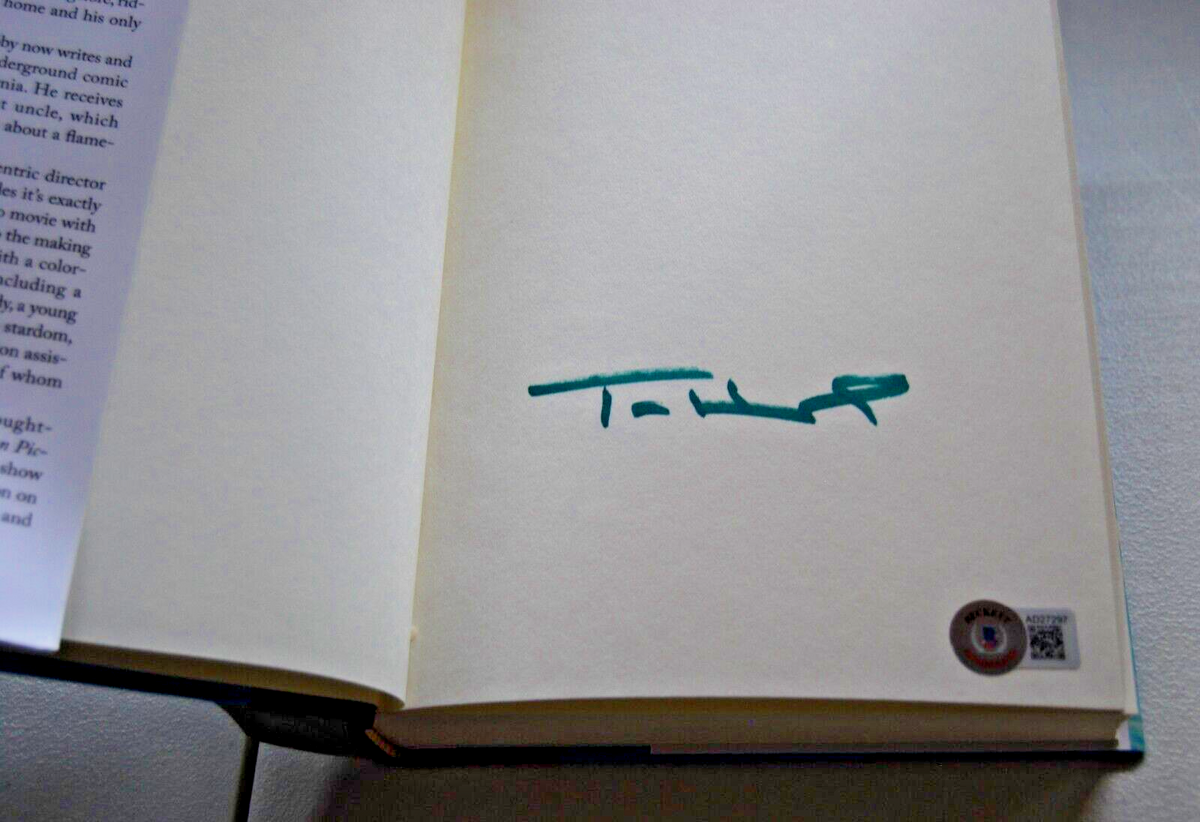 TOM HANKS signed (MAKING OF ANOTHER MOTION) HARDCOVER BOOK Beckett BAS AD27297