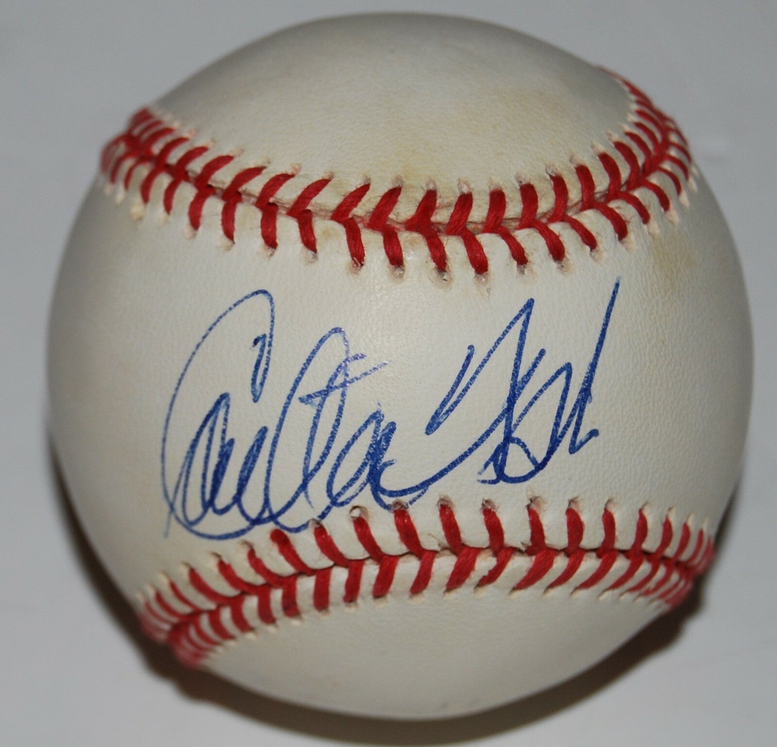 CARLTON FISK signed OAL baseball (BOSTON RED SOX) HOF Chicago White Sox W/COA