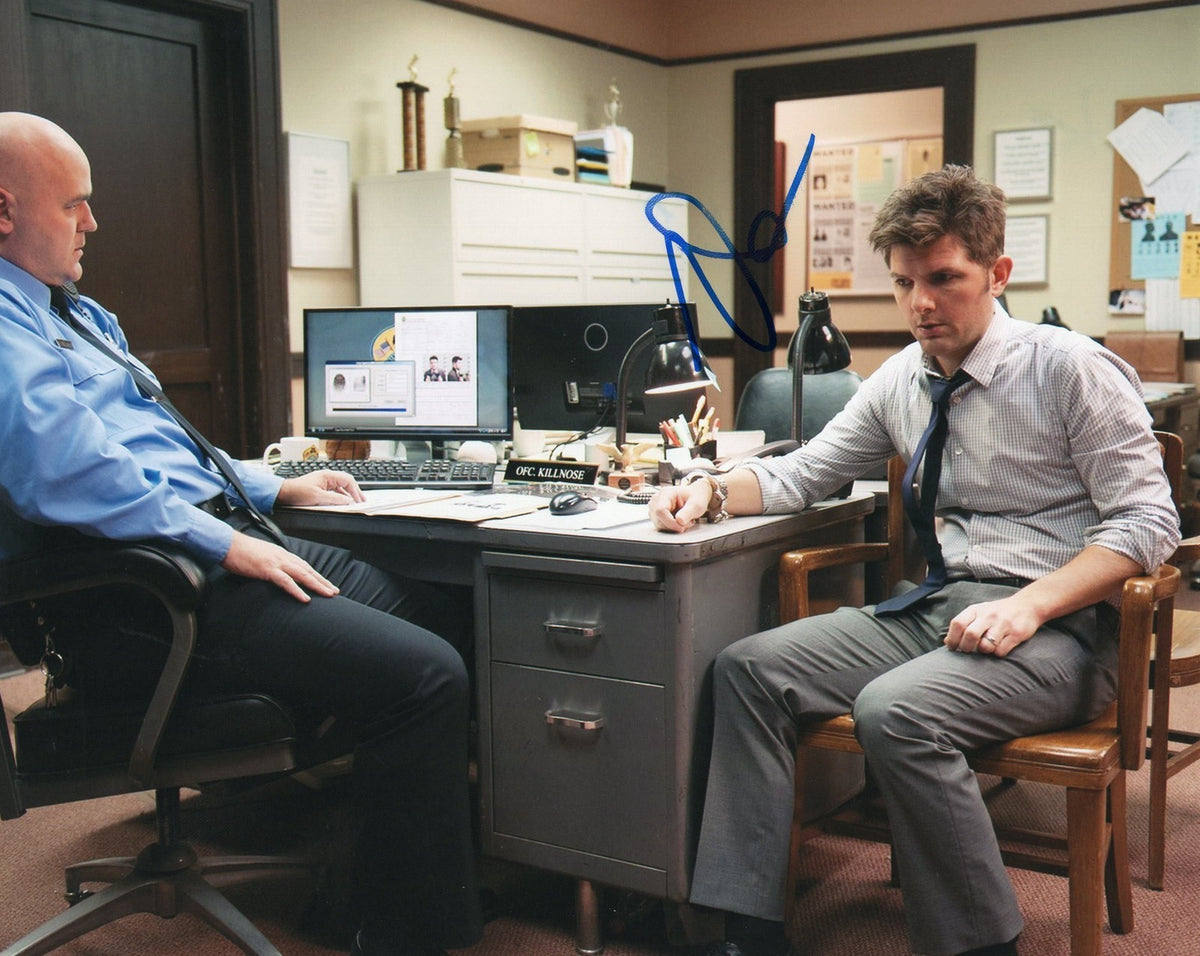 Adam Scott Parks and Recreation Step Brothers Signed 8x10 Photo w/COA #14