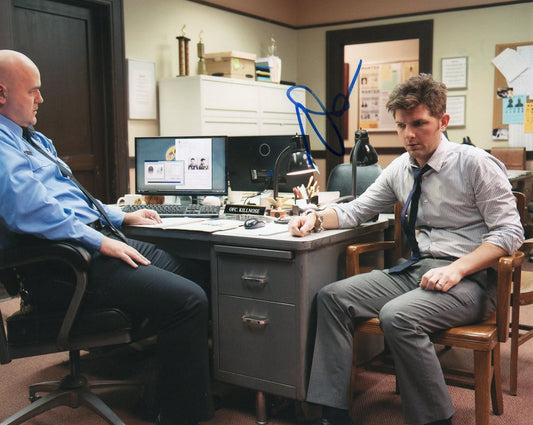 Adam Scott Parks and Recreation Step Brothers Signed 8x10 Photo w/COA #14
