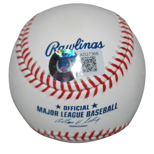 TOMMY HANSON signed (ATLANTA BRAVES) WHITE SOX OML baseball BECKETT BAS AD27368