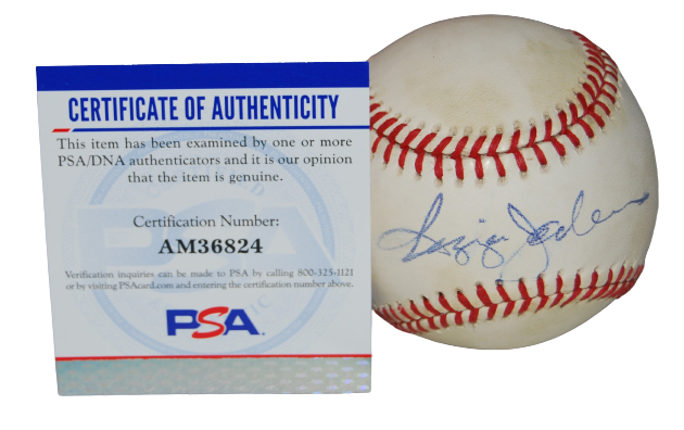 REGGIE JACKSON signed (NEW YORK YANKEES) OAL BASEBALL PSA/DNA AM36824