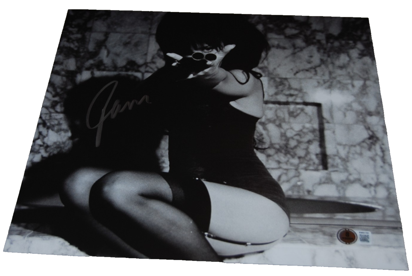 JESSIE MURPH signed (SEX HYSTERIA) 12x12 Vynil record insert BECKETT BAS BW61781