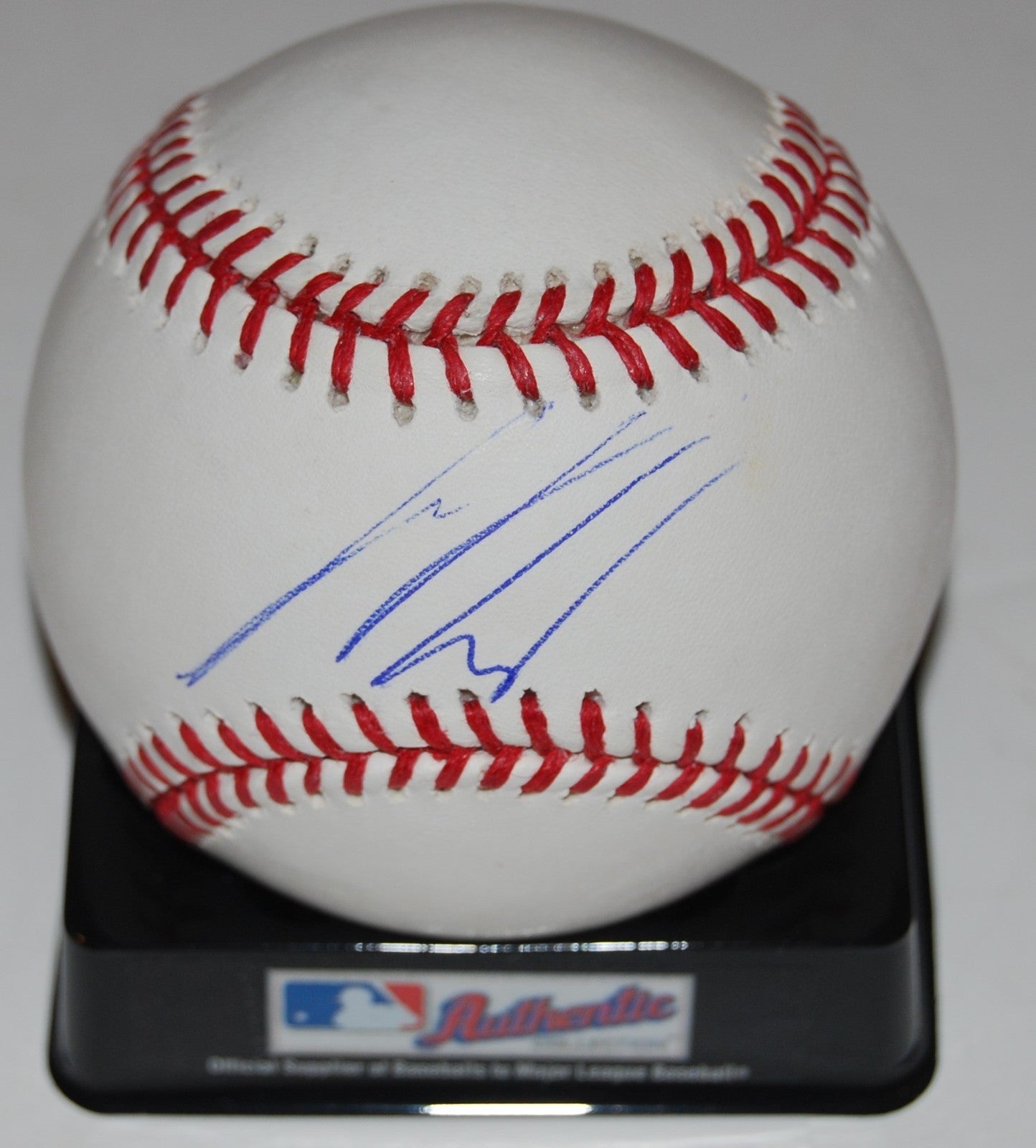 SETH BEER signed OML Major League baseball (HOUSTON ASTROS) *PROOF* W/COA