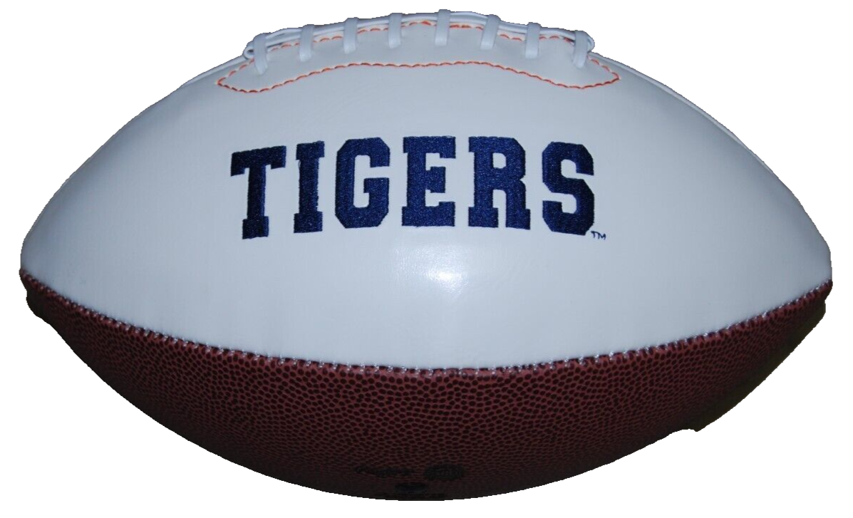 TRACY ROCKER signed (AUBURN TIGERS) college LOGO football BECKETT BAS BR63087
