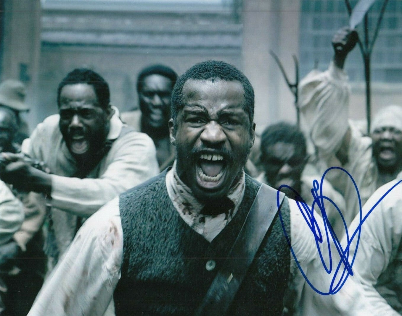 COLMAN DOMINGO signed (THE BIRTH OF A NATION) Movie 8X10 Hark *PROOF* W/COA 