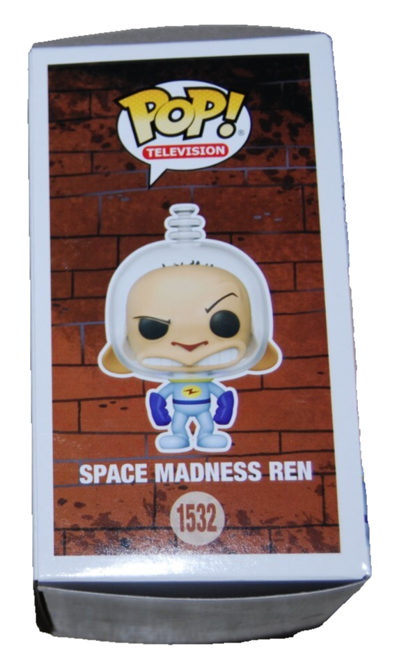 BOB CAMP signed (REN & STIMPY) Space Madness Ren Funko pop #1532 BECKETT BS38063