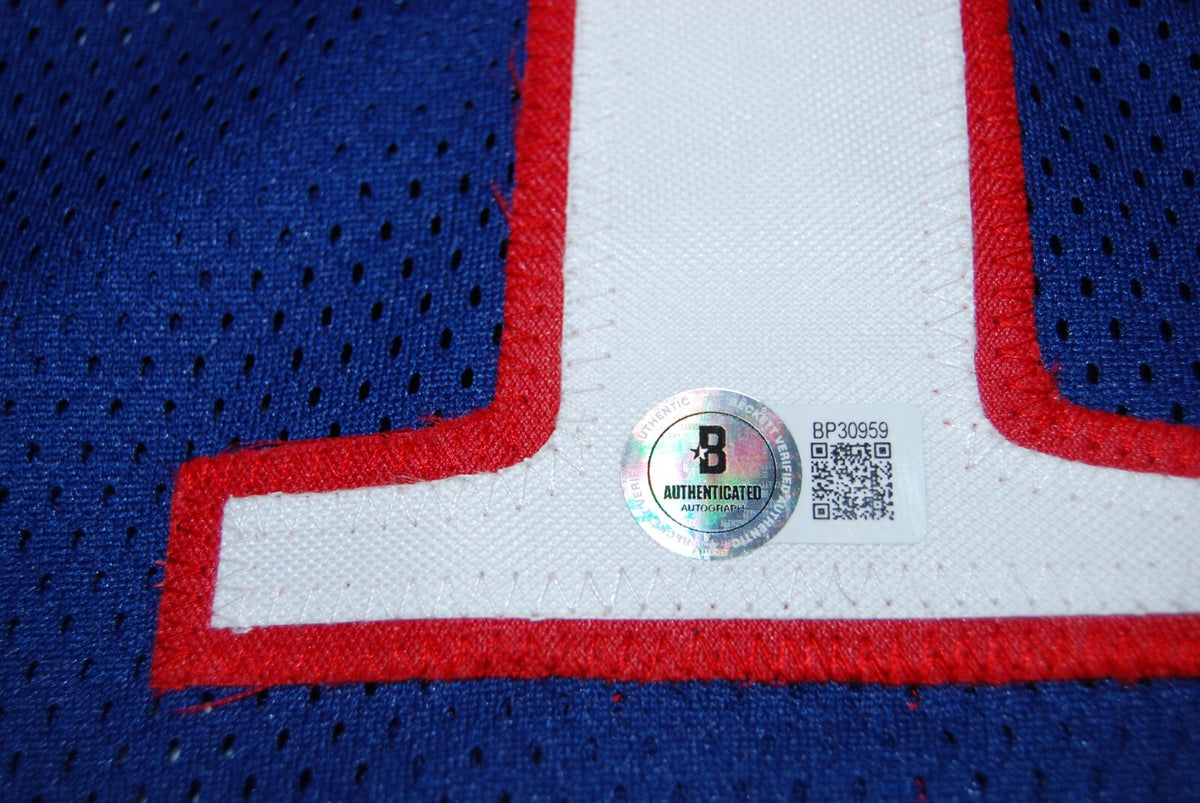 KEVIN MCCULLAR JR signed (KANSAS JAYHAWKS) Custom jersey BECKETT BP30959