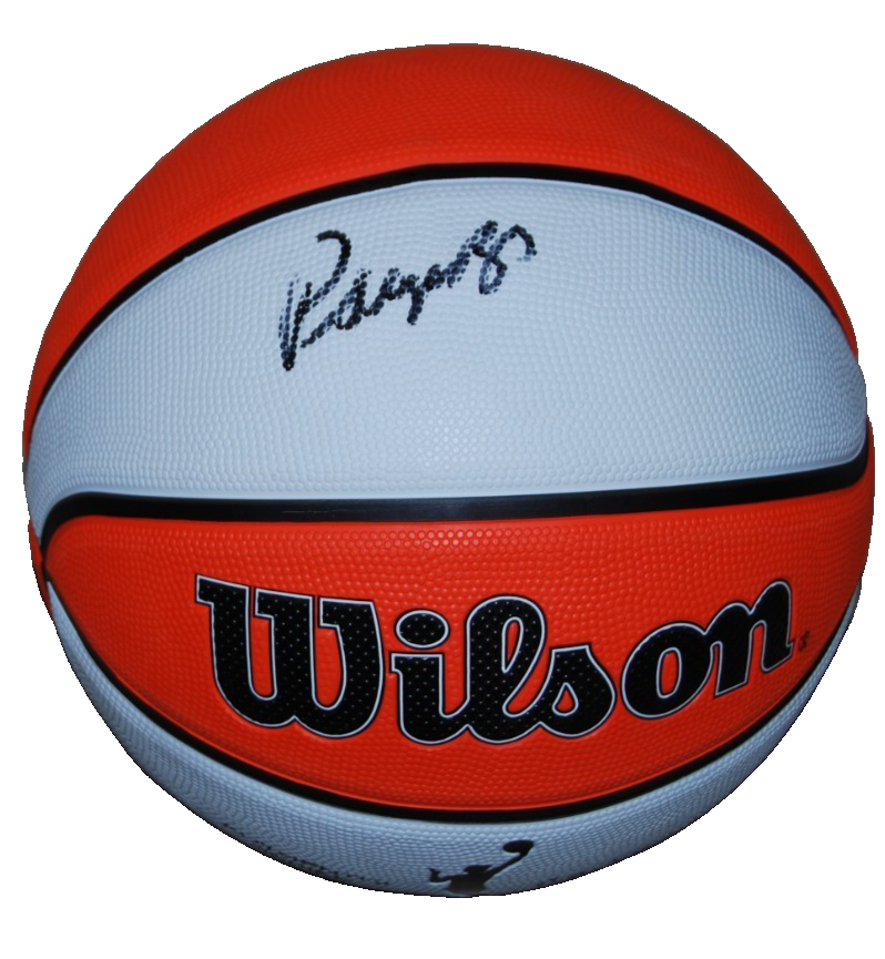 PAIGE BUECKERS signed (DALLAS WINGS) U-CONN WNBA rubber Basketball BECKETT BAS