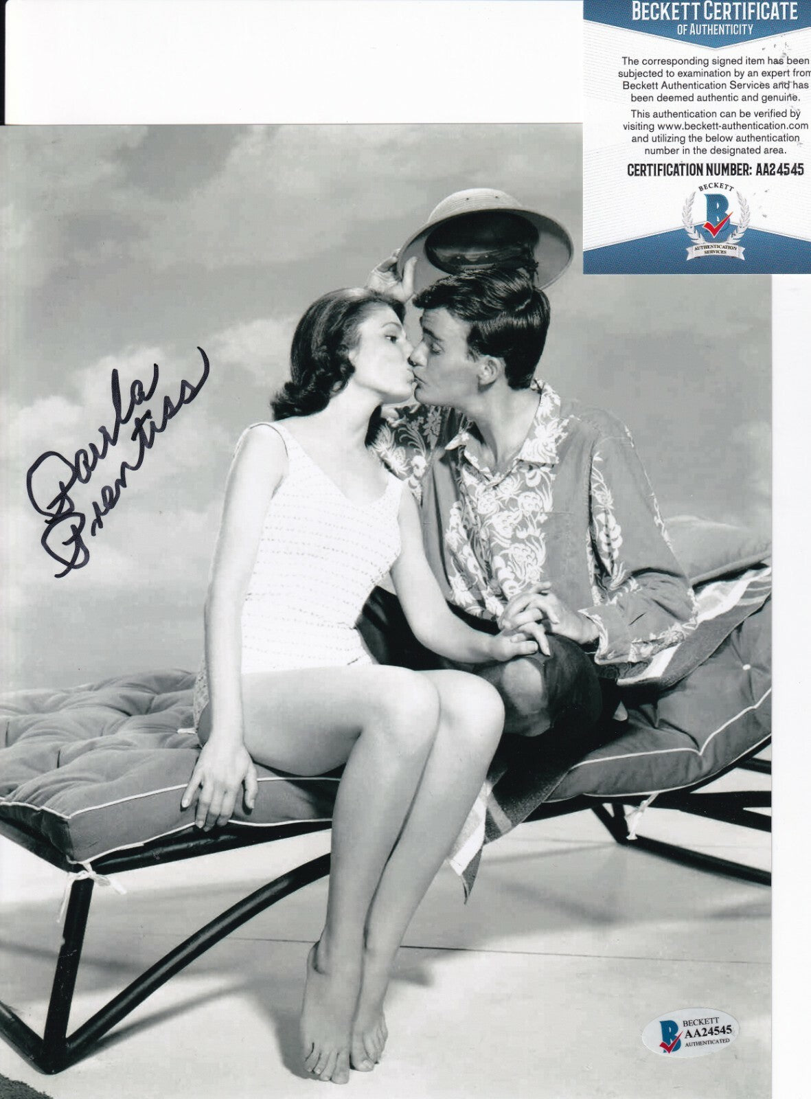 PAULA PRENTISS signed (HE & SHE) Stepford Wives 8X10 photo BECKETT BAS AA24545