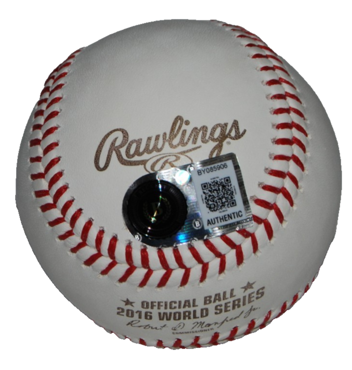 JOHN LACKEY signed (CHICAGO CUBS) 2016 World Series OML ball BECKETT BY085906