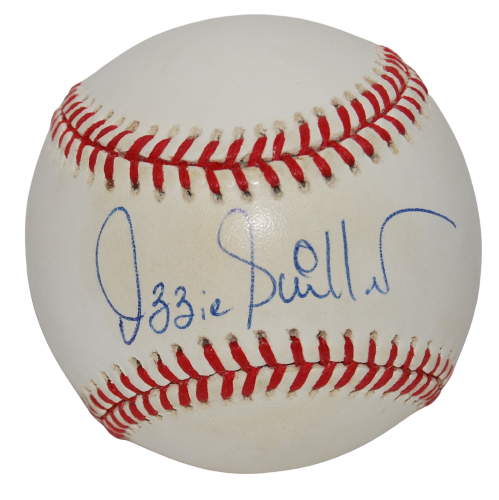 OZZIE GUILLEN signed AL Official baseball (CHICAGO WHITE SOX) Braves W/COA 